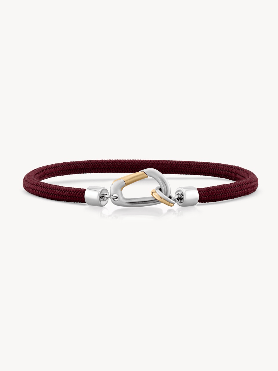 Mixed Metal Carabiner Bracelet