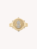 Hamsa and Evil Eye Double Sided Flip Ring