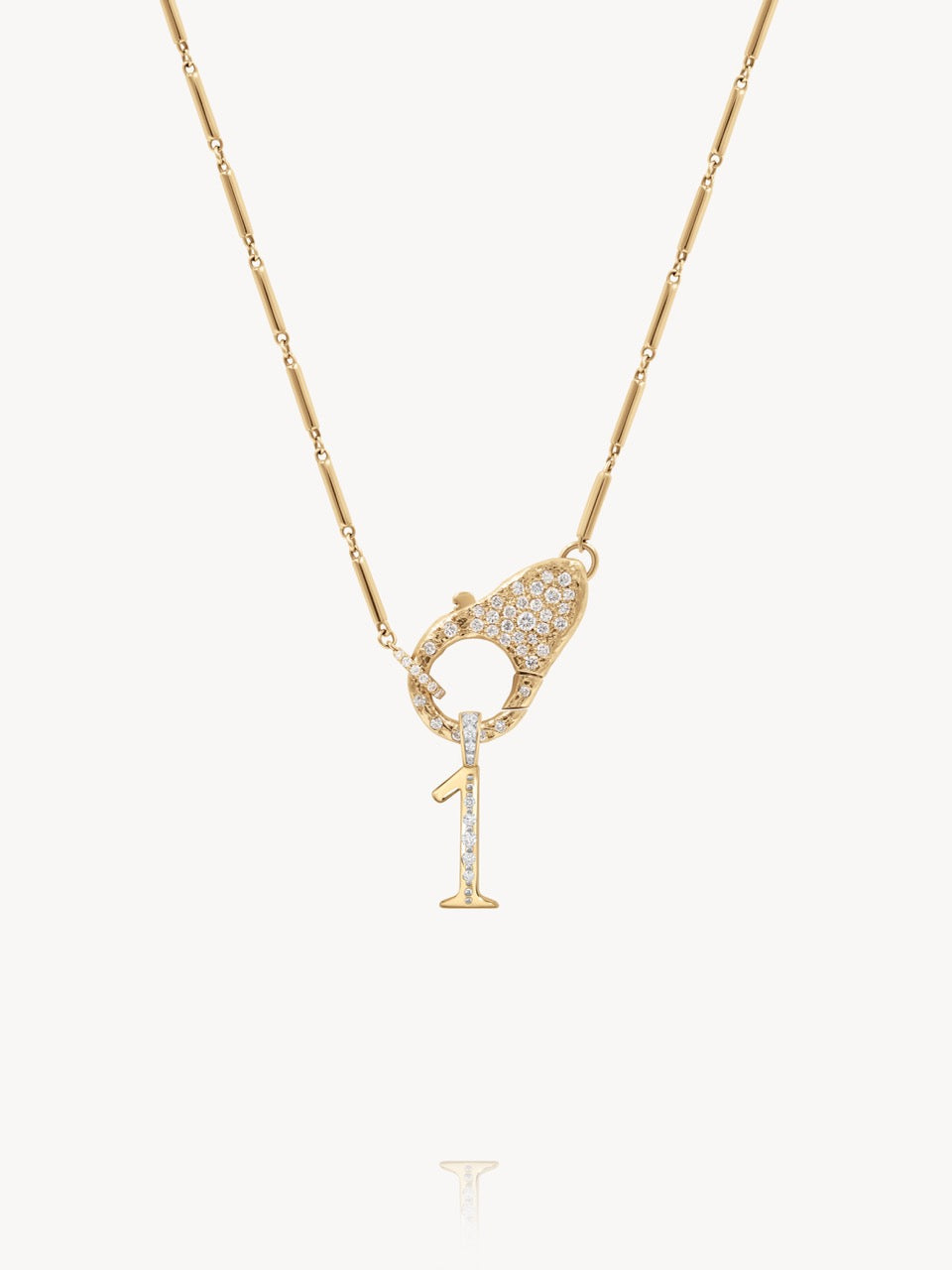 Diamond Number Pendants