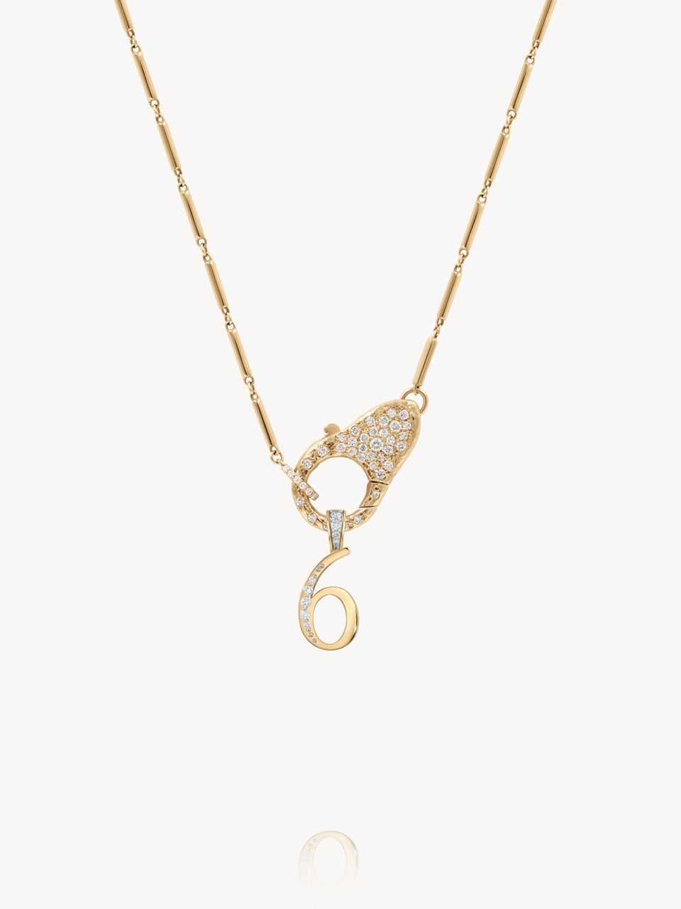 Diamond Number Pendants