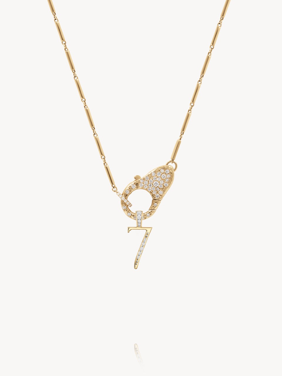 Diamond Number Pendants