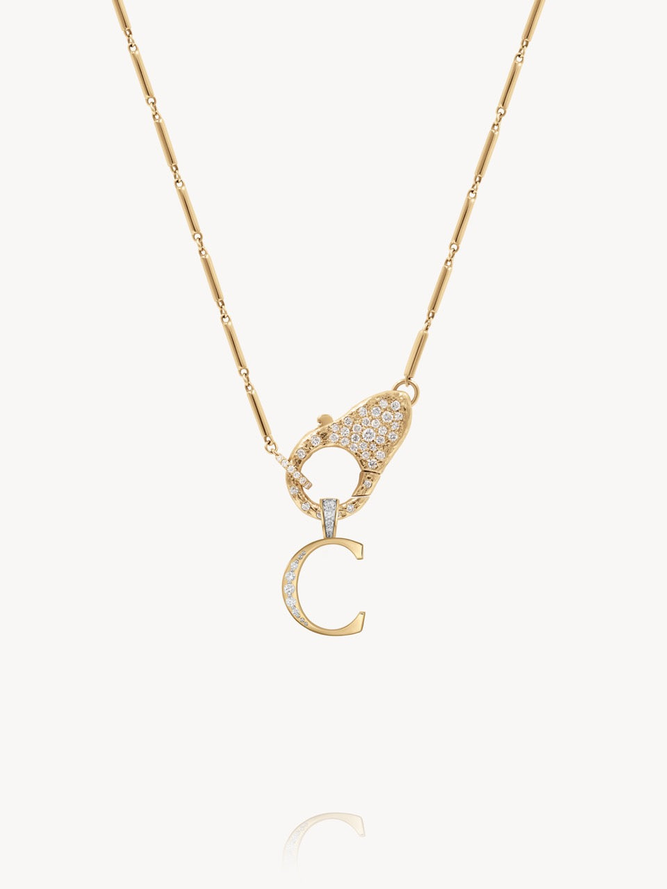 Diamond Initial Pendants