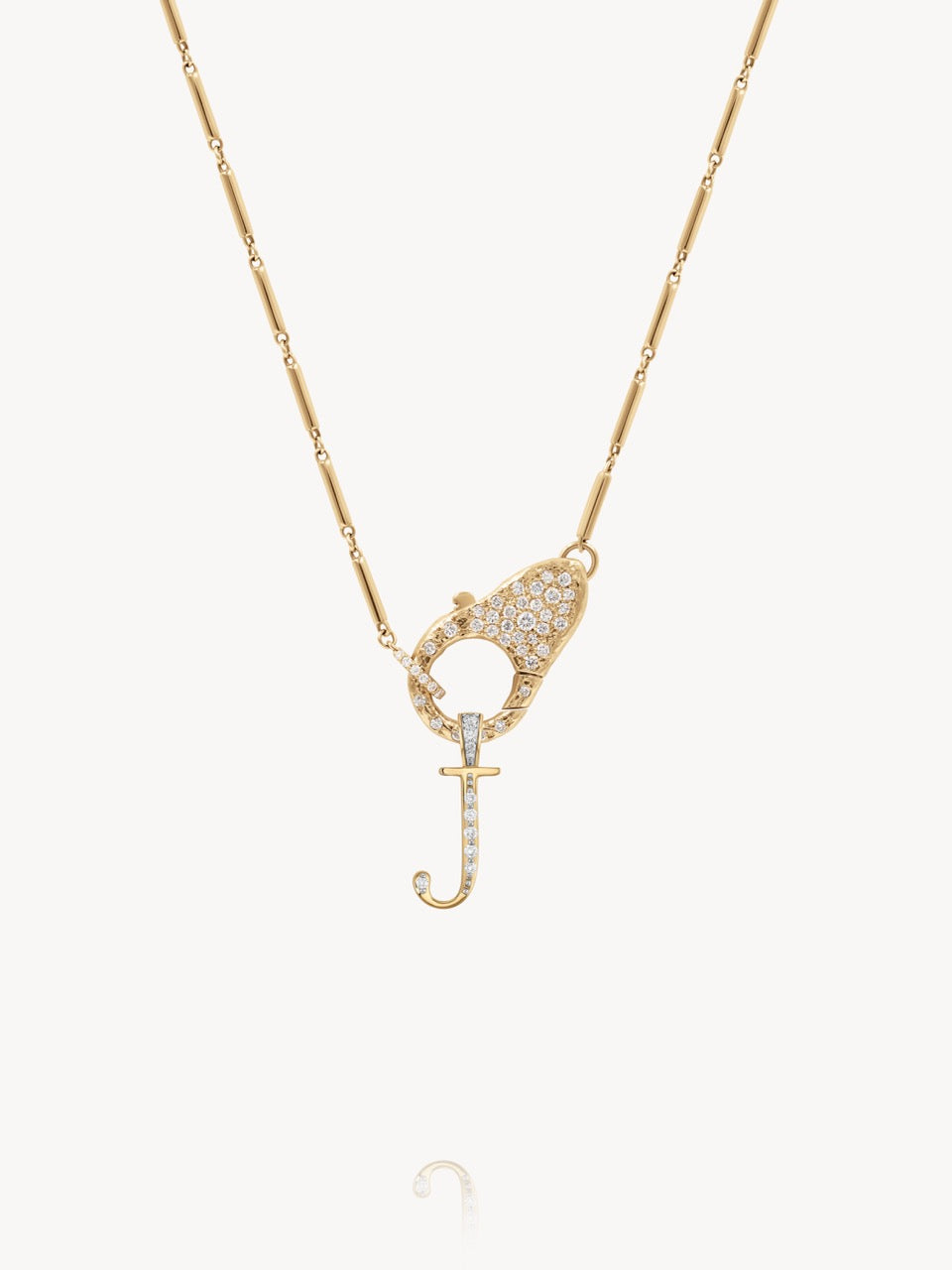 Diamond Initial Pendants
