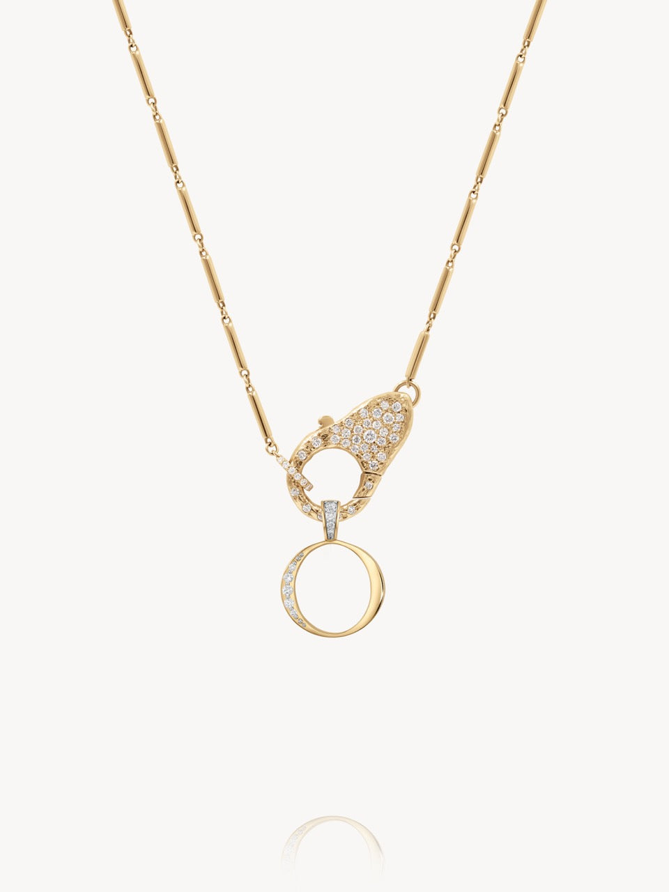 Diamond Initial Pendants