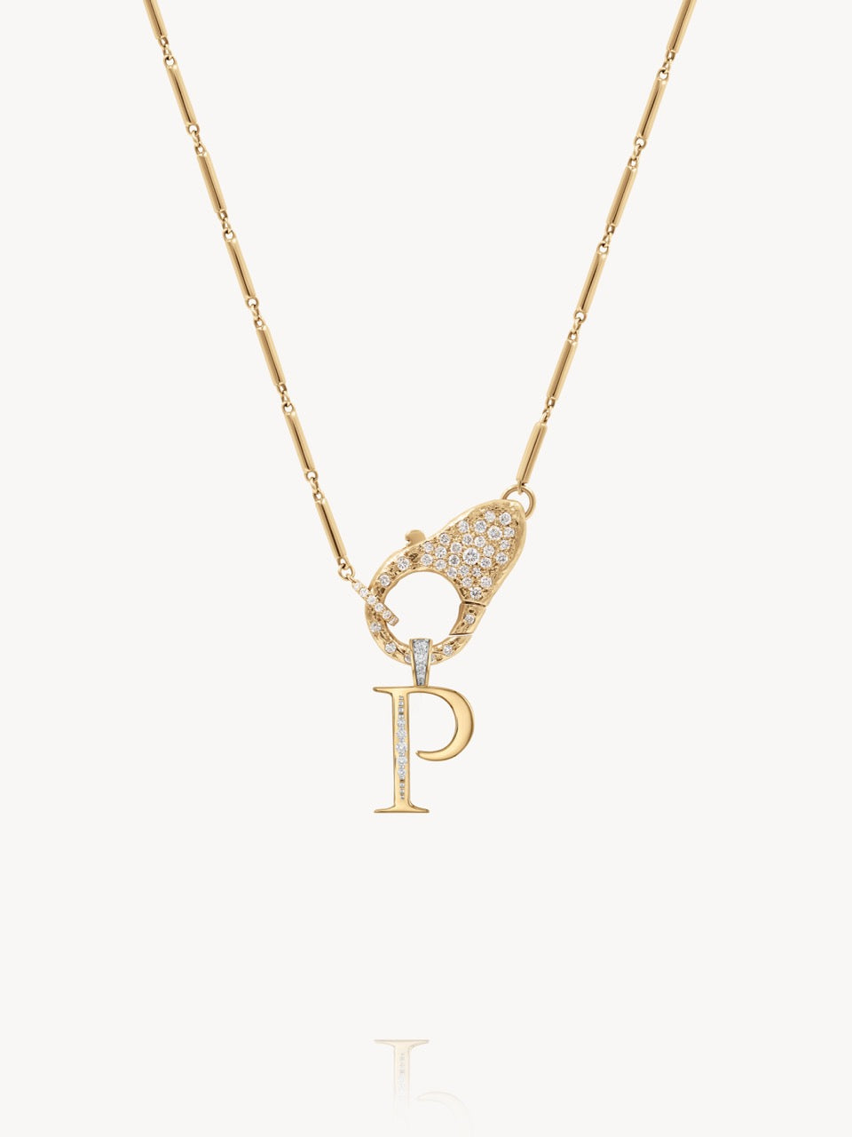 Diamond Initial Pendants