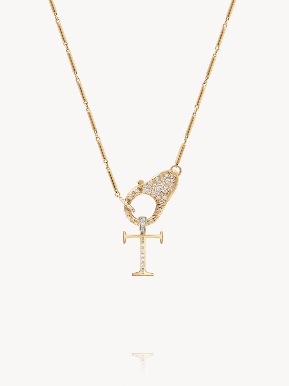Diamond Initial Pendants
