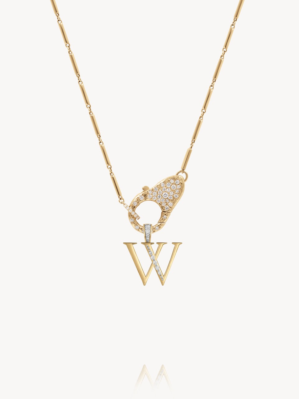 Diamond Initial Pendants