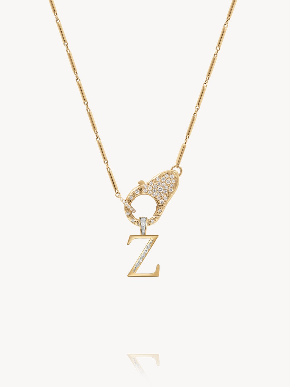 Diamond Initial Pendants