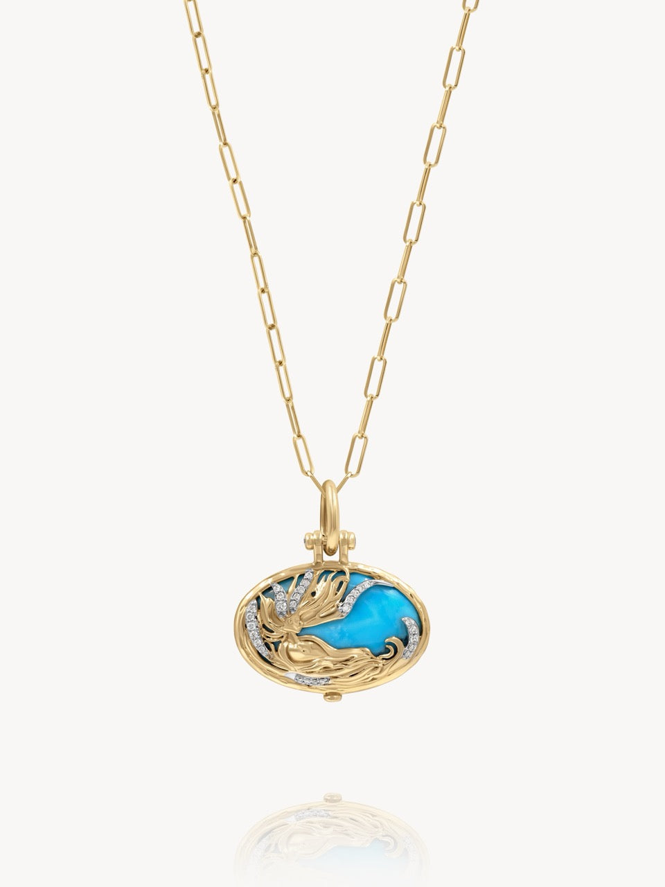 Oval Sea Goddess Pendant