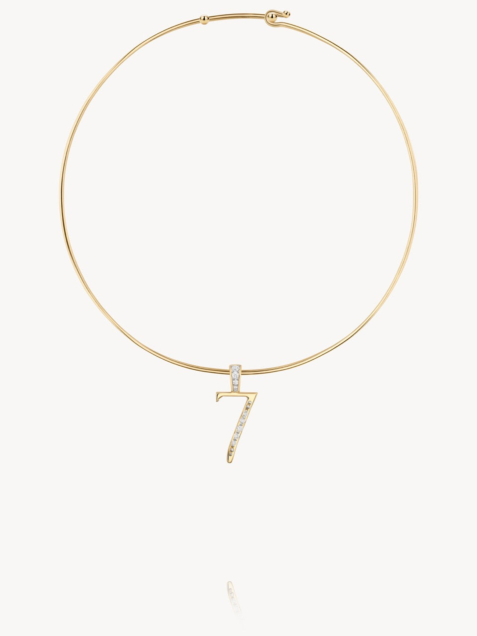 Diamond Number Pendants