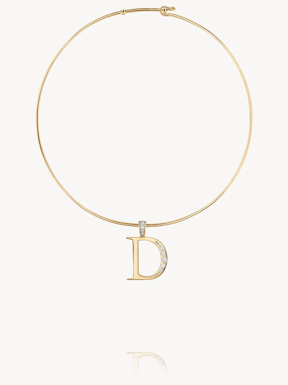Diamond Initial Pendants