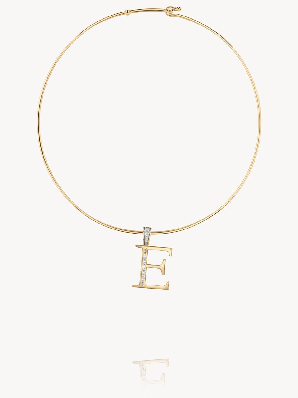 Diamond Initial Pendants