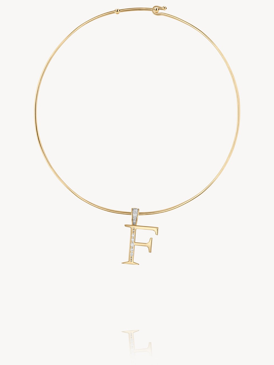 Diamond Initial Pendants