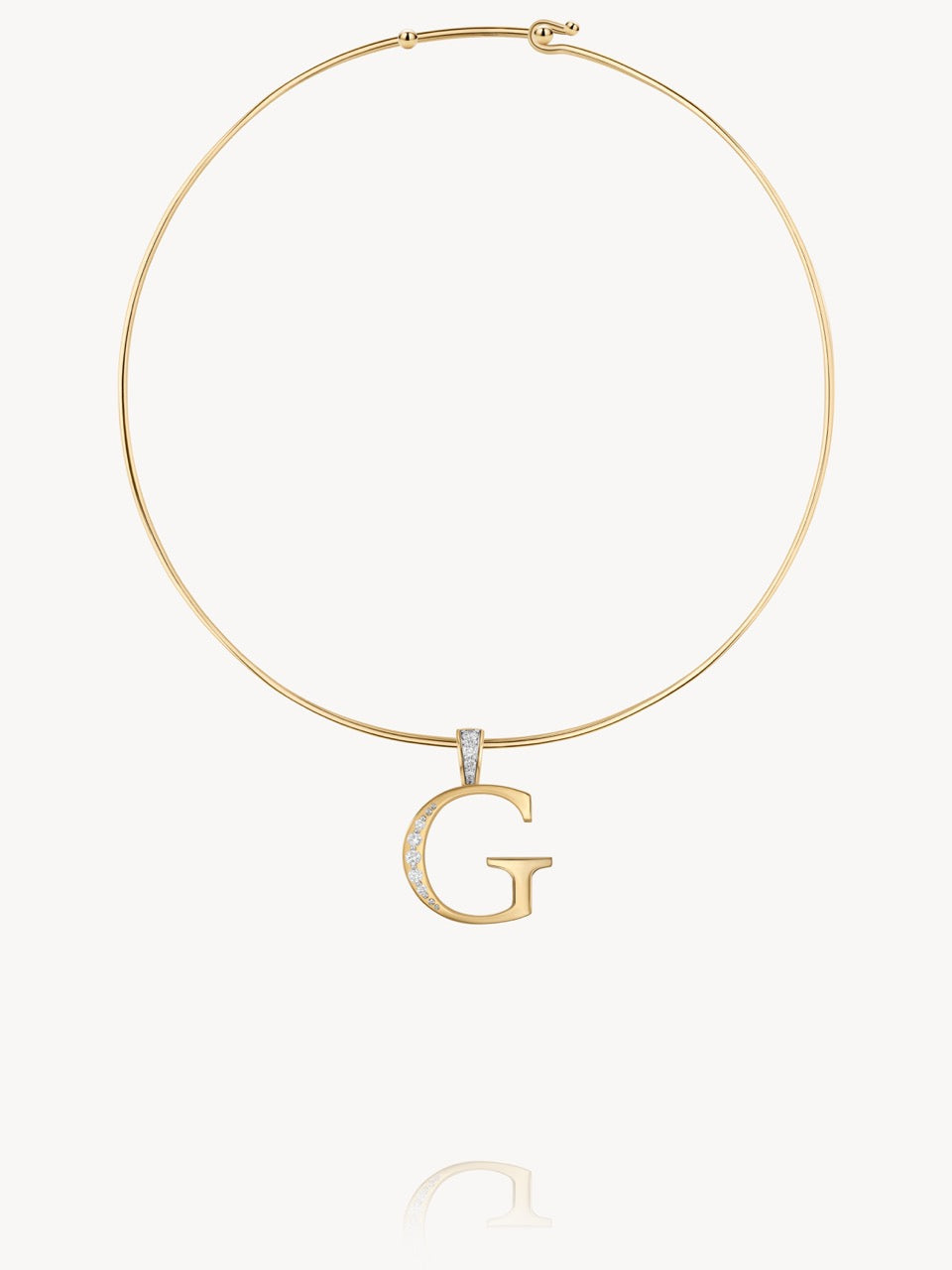 Diamond Initial Pendants