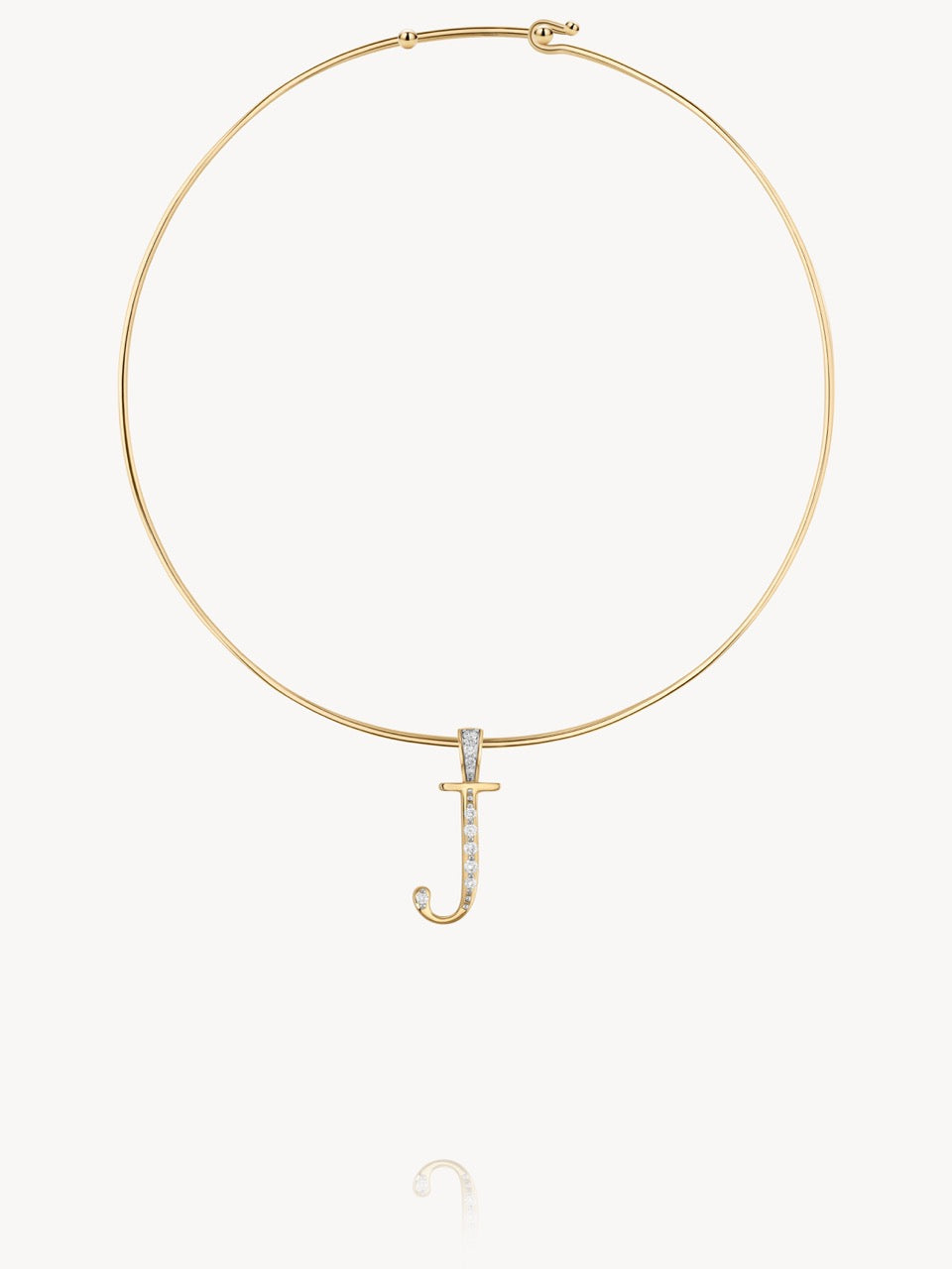 Diamond Initial Pendants