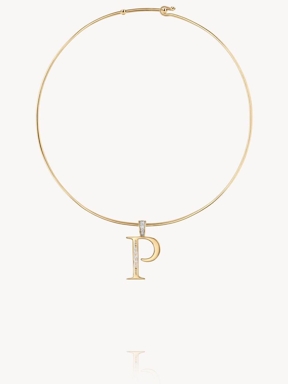 Diamond Initial Pendants