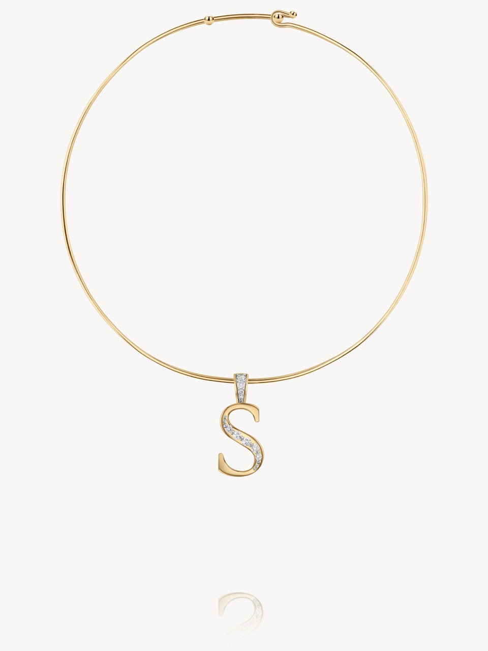 Diamond Initial Pendants