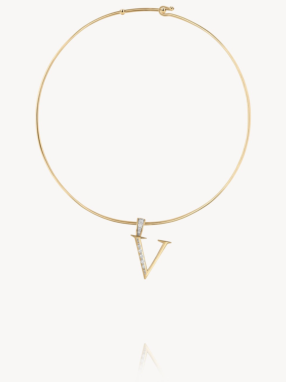 Diamond Initial Pendants