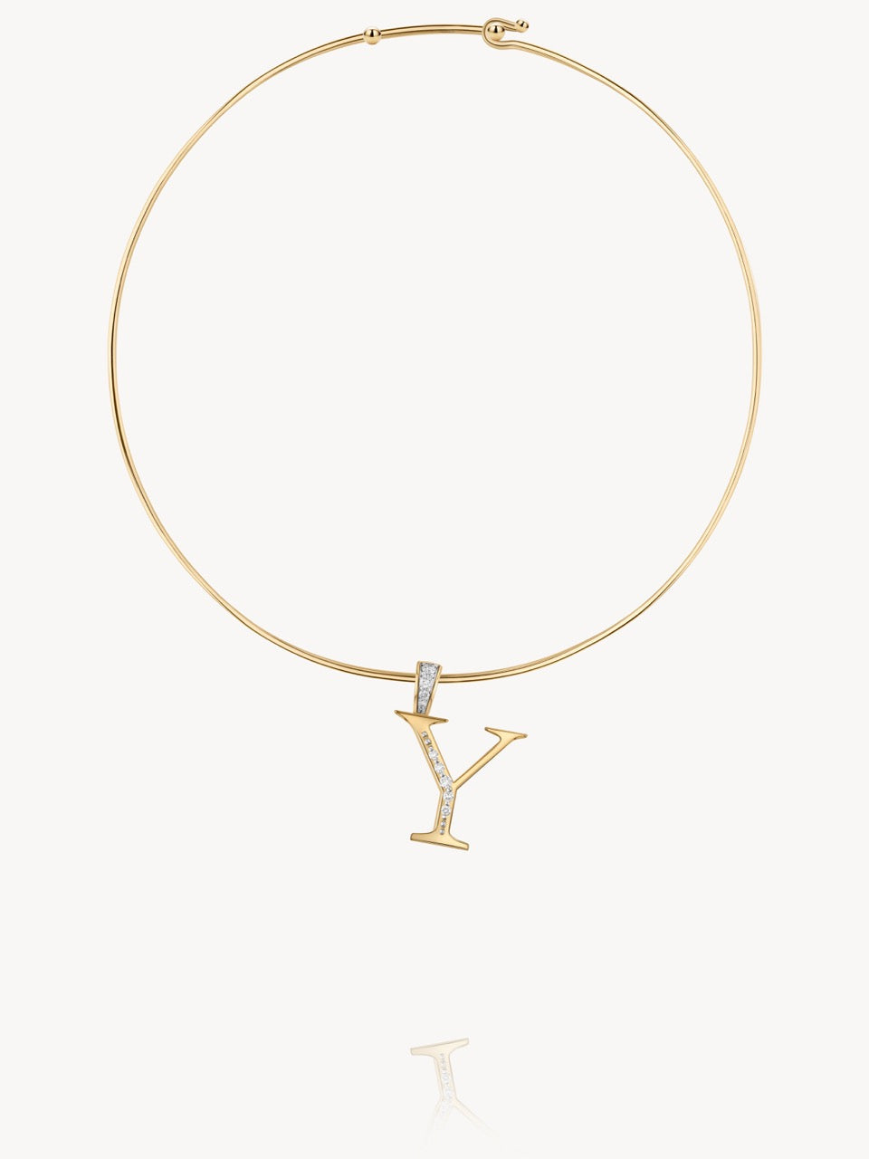 Diamond Initial Pendants